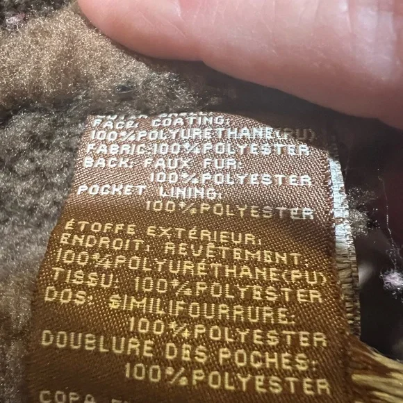 Koolaburra Brown Shearling Jacket - Picture 6 of 6